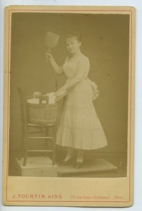 Juliette Beaumaine Opera Theatre des Varietes Old Cabinet card Tourtin 1875