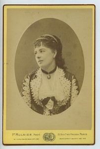 Marie Emilie Joly Mademoiselle Lloyd Theatre Old Cabinet card Mulnier 1878