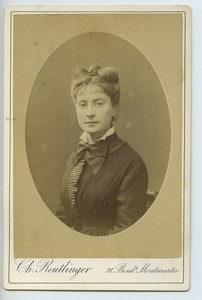 Blanche Barretta Stage Actress Theatre Old Cabinet card Reutlinger 1875
