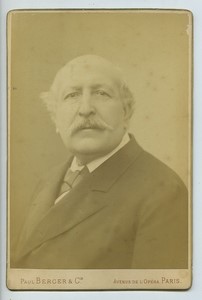 Brother of Henri Maubant Stage Actor Theatre Old Cabinet card Berger 1880