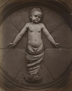 Italy Florence Spedale degli Innocenti Andrea della Robbia Photo Brogi 1880 #1