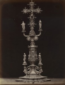 Italy Florence Opera del Duomo Silver Cross of the Baptistery Photo Brogi 1880