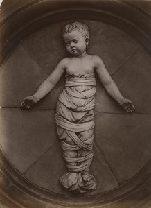 Italy Florence Spedale degli Innocenti Andrea della Robbia Photo Brogi 1880 #3