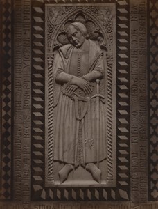 Italy Florence Charterhouse Galluzzo Angelo Acciaiuoli Tomb Photo Alinari 1880