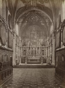 Italie Florence Chartreuse de Galluzzo Certosa eglise de San Lorenzo Ancienne Photo Alinari 1880