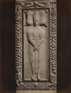 Florence Charterhouse Galluzzo Angelo Acciaiuoli Tomb Old Photo Alinari 1880