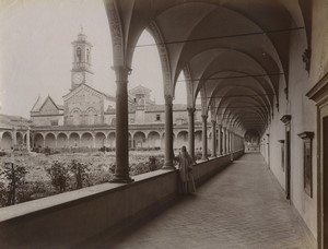 Florence Galluzzo Florence Charterhouse Certosa Cloister Photo Alinari 1880 #1