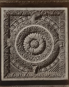 Italie Pise Baptistere Battistero di San Giovanni Autel Detail Ancienne Photo Alinari 1880 #3