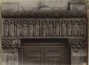 Italy Pistoia Chiesa di San Pier Maggiore Delivery of the Key Photo Alinari 1880