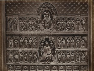 Italy Pistoia Cathedral Sant Atto altar ? Old Photo Brogi 1880