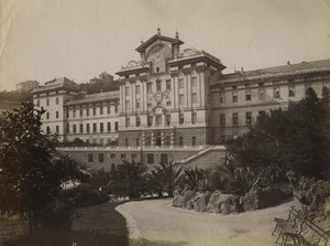 Italy Genoa Genova Albergo dei Poveri Old Photo Noack 1880