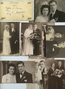 16 Snapshot photos Weddings Polish Immigration in Northern France 1925 - 1940 #2