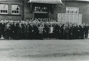 France Thumeries Sugar Factory Beghin Old Photo c1960 later print #1