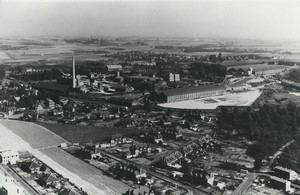 France Thumeries Sugar Factory Beghin Old Photo c1960 later print #4