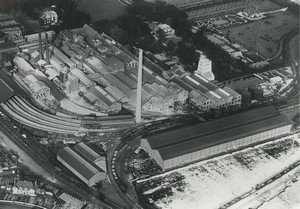 France Thumeries Sugar Factory Beghin Old Photo c1960 later print #6