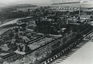 France Thumeries Sugar Factory Beghin Old Photo c1960 later print #7