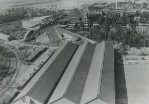 France Thumeries Sugar Factory Beghin Old Photo c1960 later print #11