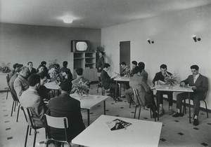 France Thumeries Sugar Factory Beghin Old Photo c1960 later print #12