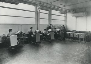 France Thumeries Sugar Factory Beghin Old Photo c1960 later print #13