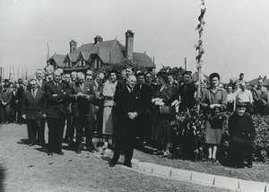 France Thumeries Sugar Factory Beghin Village Fair? Photo c1960 later print #2