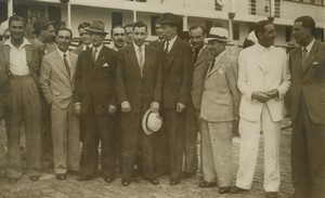 Uruguay Argentine Sports Journalists Old Photo Caruso 1943