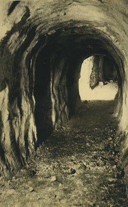 France Provins Type of Underground Shelter Old Photo 1950