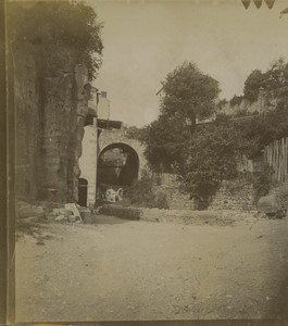 France Puy de Dôme Royat Pont La Tiretaine Ancienne Photo amateur 1902 #1