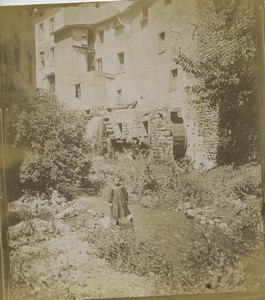 France Puy de Dôme Royat Riviere La Tiretaine Ancienne Photo amateur 1902 #2