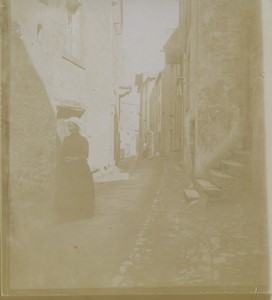 France Puy de Dôme Royat Vieille Ville Ruelle Ancienne Photo amateur 1902 #2