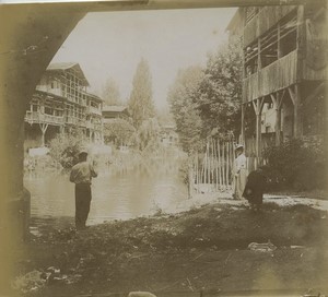 France Puy de Dôme Maringues Tannery Leather Old Snapshot Photo 1902 #1