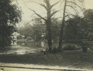 France Versailles Trianon Hameau de la Reine Hamlet Old Snapshot Photo 1906 #3