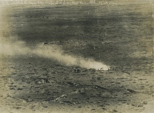 France Somme Chaulnes WWI Bois Hart attacks 10/10/1916 at 11AM Old Photo