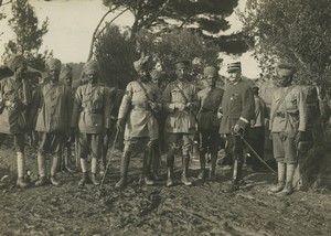 France Marseille WWI First Hindus Troops arriving Valentine Camp Old Photo 1914