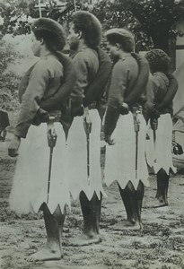 France WWI Fiji Contingent of the British Army Soldiers Old Photo 1914