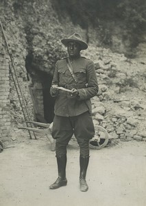 Marne Vienne-la-Ville WWI Black American Capt Napoleon Bonaparte Marshall Photo