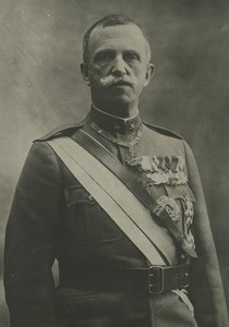 Italy King Victor Emmanuel III Vittorio Emanuele III Old Photo Luce 1919