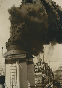 France Brest French Navy Maneuvers Destroyer Mistral Old Photo 1935 #2