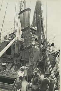 France Research vessel President Theodore Tissier Fishing Photo Bertier 1960 #5