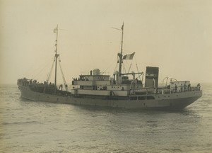France Fecamp cod fishing Trawler Groenland Old Photo 1950 #1