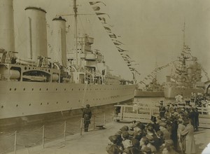 United Kingdom Portsmouth HMAS Australia Duke of Gloucester Old Photo 1935