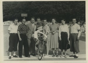 France Amateur Cycling Race winner? Dupriez Old Photo c1940