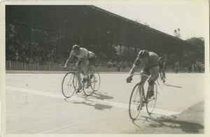 France Paris? Amateur Cycling Race Track Old Photo c1940 #1
