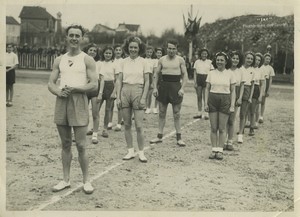 France Ivry Cross country running Championships Old Photo 1947 #2