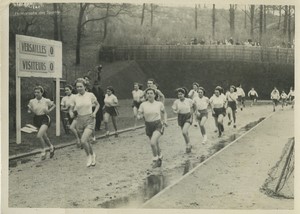 France Versailles Championnats Inter-Départementaux de Cross-country Femmes Ancienne Photo 1947