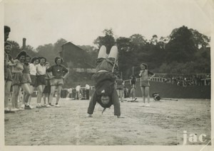 France Mery sur Oise Women Cross country running Championships Old Photo 1947 #4