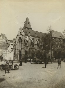 France Paris Église Saint-Médard Church Mouffetard Old Photo 1910