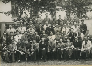 France Paris School of Electrical and Industrial Mechanics Violet Old Photo 1947