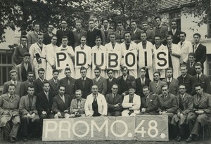 France Paris ecole d'Electricité et de Mécaniques Industrielles Violet Ancienne Photo 1948