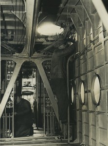 Biscarosse Aviation Flying Boat Latécoère 521 interior setup Old Photo 1934 #1