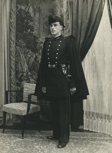 France Epernay Young Man in uniform Saint Cyr Old Photo Poyet 1946
